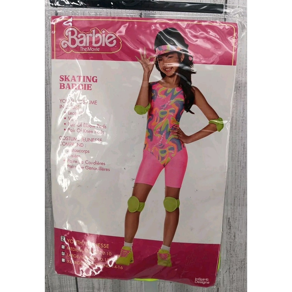 In Spirit Designs, Barbie Skating, Youth Costume L (10-12) (AF4-4) - Picture 3 of 5